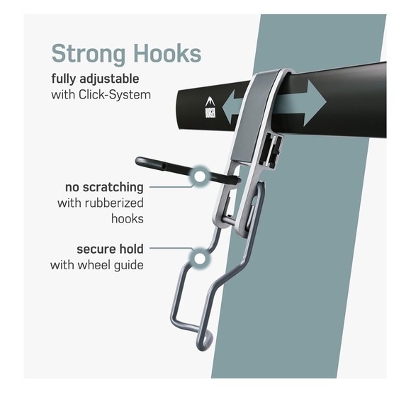 Borgen bike wall mount for 2 Bikes - Picture 4 of 5